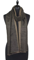 Pashmina Bicolore Noir-Beige